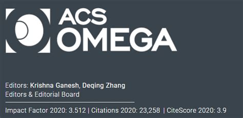 acs omega latest edition.